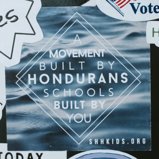 Students Helping Honduras sticker