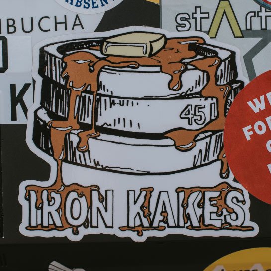 Iron Kakes sticker