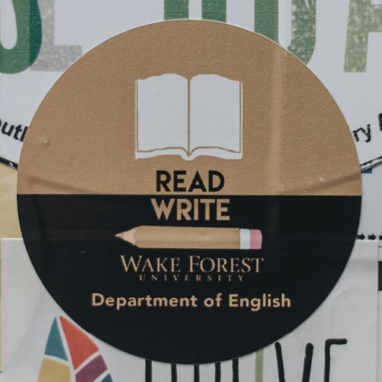 Read Write Wake Forest sticker