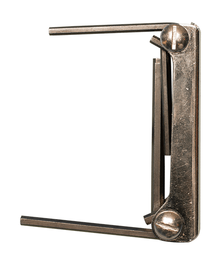 Allen Wrench used to form the number 3