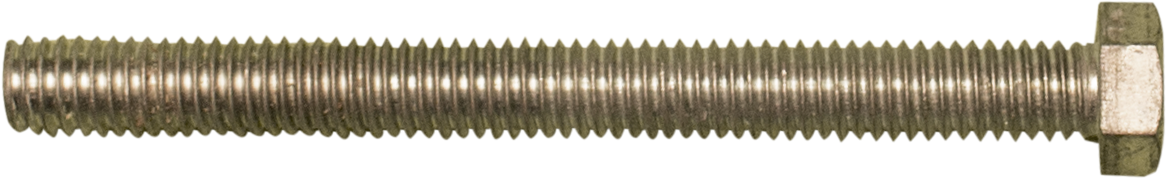 Bolt used to form the base of the number 2