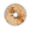 Washer representing the button circle in the % symbol