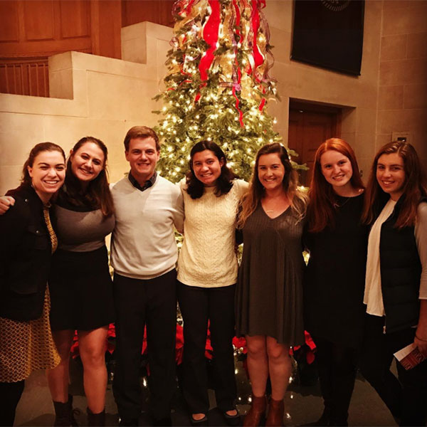 Group of dieners