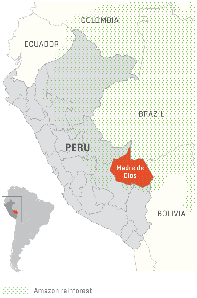 Map of Peru