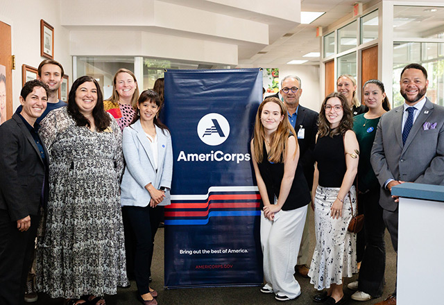 Group photo of Americorp team