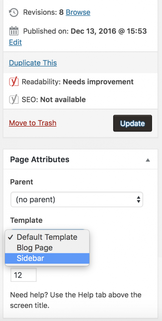 Sidebar Template WordPress Guide
