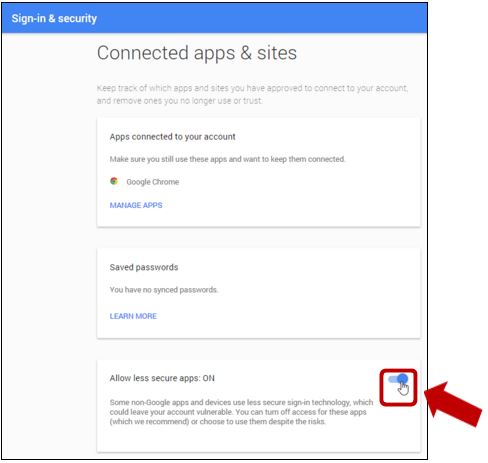 gmail security screenshot