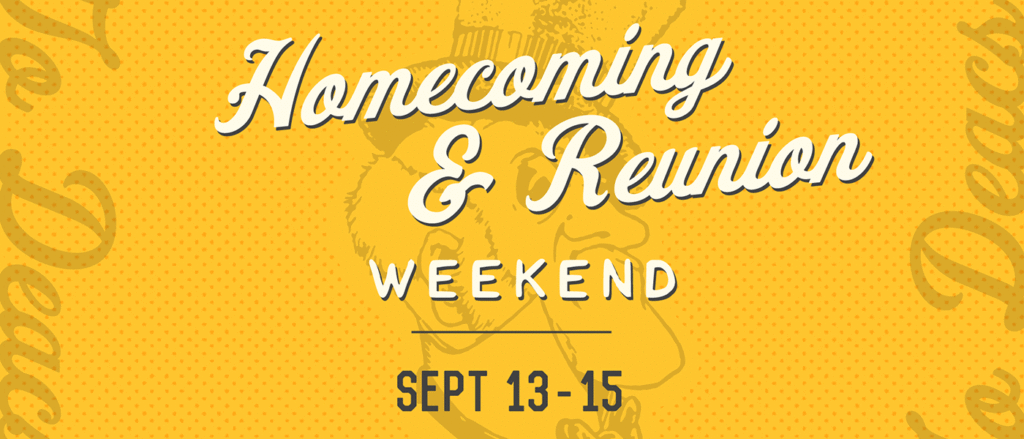 Homecoming & Reunion Weekend 2024 Header