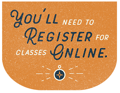 You'll Need To Register For Classes Online illustration