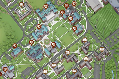 Campus map and directory