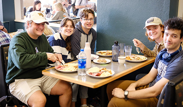 Wake Forest holds Pitsgiving, the annual Thanksgiving meal in the main cafeteria that the students call the “Pit,”