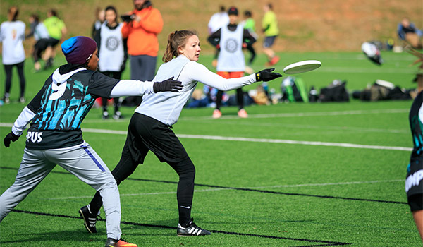 The Wake Forest women's club Ultimate team