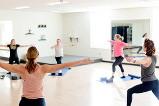 Fitness class at the Sutton Center