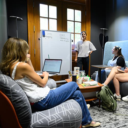 The newly remodeled Writing Center at the ZSR Library.