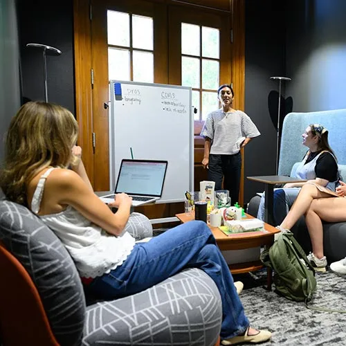 The newly remodeled Writing Center at the ZSR Library.