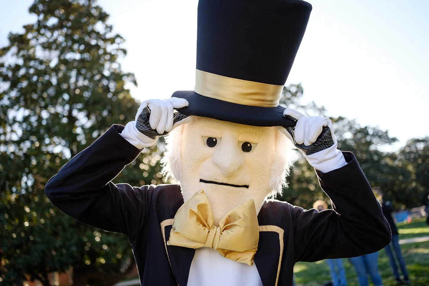 The Demon Deacon mascot
