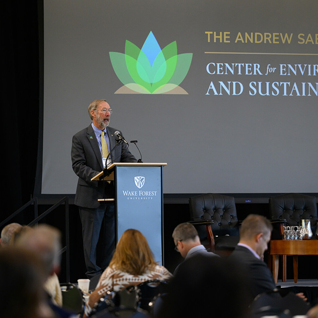 Wake Forest University’s Sabin Center Hosts Groundbreaking Conference on Environmental Stewardship