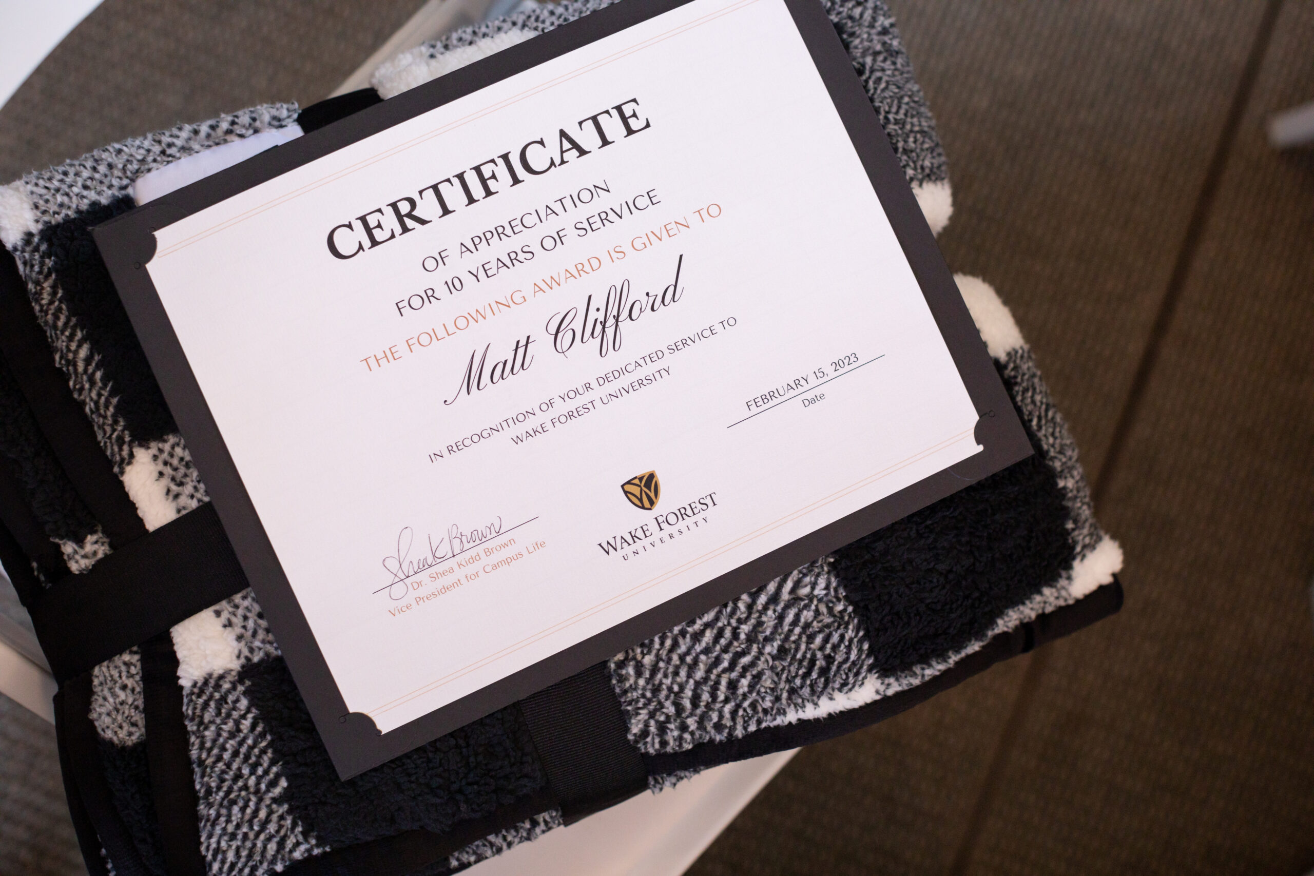 WFU Campus Life hosts a Service Award Luncheon for their Staff at Graylyn Estate on February 15, 2023. 

Lauren Olinger Red Cardinal Studio 
www.redcardinalstudio.com