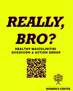 healthy masculinities flyer with QR code
