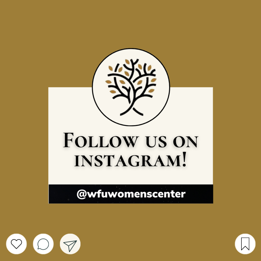 Link to follow the Women's Center on Instagram