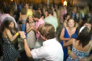 Wake Forest students dance the night away during Shag on the Mag, part of SpringFest 2008, on the Magnolia Quad on March 30, 2007.