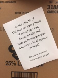 Eat a Bowl, Give a Bowl promotion