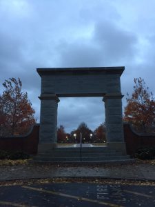 The arch leading to the Quad