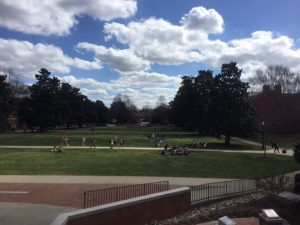 Beautiful day on the Mag (Manchester) Quad