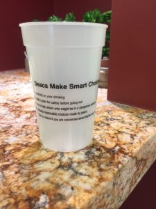 Make Smart Choices cup - before the water is added