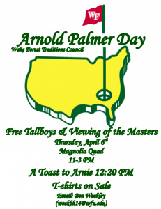 Arnold Palmer Day advertisement