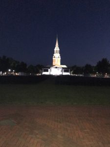 The Quad at dark-thirty in the morning