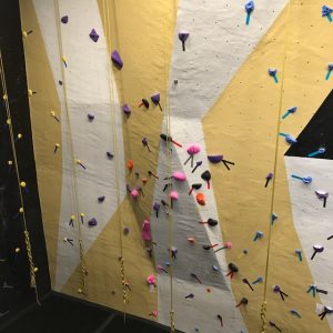 climbing and rope wall