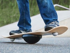 it is hard to keep your balance on a balance board