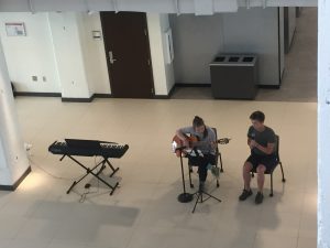 Musical performance at Wake Downtown