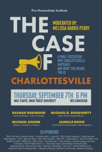 Panel discussion about Charlottesville