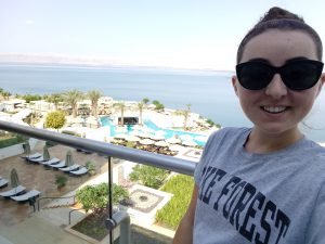 Riley Mistrot '19 at the Dead Sea