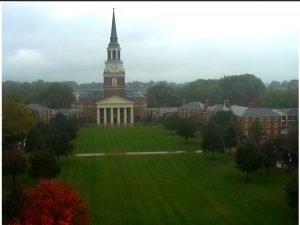 A rainy view from the Quad Cam