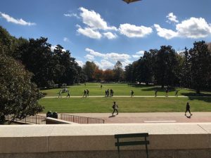 Gorgeous fall day on the Mag (Manchester) Quad