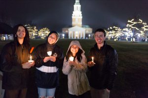 Wake Forest University 15th annual Lighting of the Quad. Tuesday, December 5, 2017.