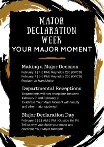 major/minor declaration