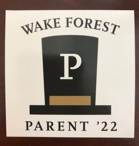 Parent/family member of the Class of '22 sticker