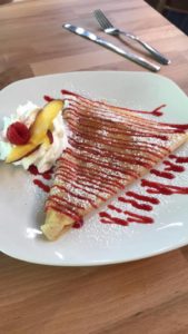 crepes from Penny Path Cafe in Reynolda Village