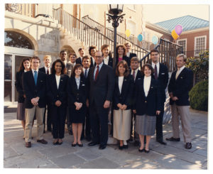 President's Aides, 1990, see with then president Thomas K. Hearn, Jr.