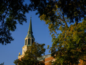 Wait Chapel, on the campus of Wake Forest University, Friday, August 31, 2018.