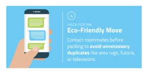 contact roommates so you don't bring duplicate items