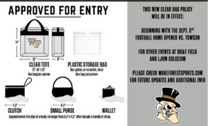 clear bag policy graphic