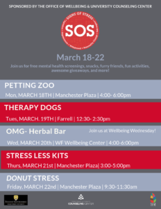 Signs of Stress (SOS) week events