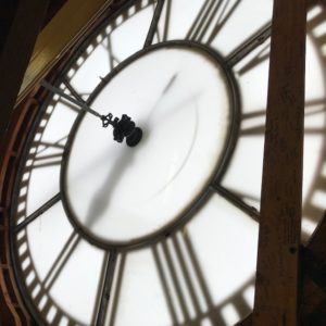 Wait Chapel clock from the inside