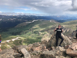 '23 Deac on top of Mt Bierstadt a 14er here in Colorado