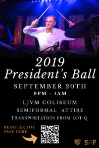 2019 President's Ball ad - September 20th